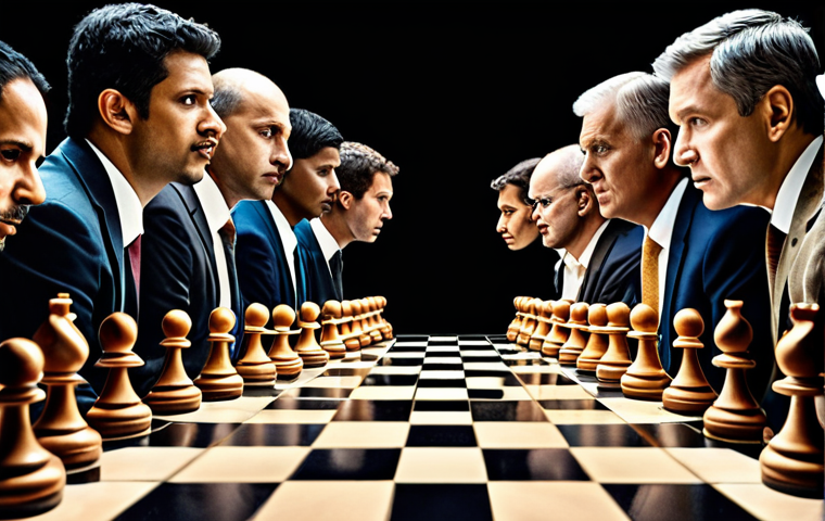**Image Prompt 1: The Evolving Strategic Chessboard**

    A dynamic, futuristic strategic chessboard representing the current volatile business landscape. Some chess pieces are glowing with AI interfaces, showing data streams and intelligent decision-making processes. A diverse group of business leaders (with visible Hispanic representation) are gathered around the board, actively re-evaluating and adapting their strategy, their faces reflecting focus and determination. In the background, subtle elements of global markets and digital interconnectedness are visible, emphasizing the era of uncertainty. The overall mood is one of innovative adaptation and proactive resilience in a constantly changing environment.